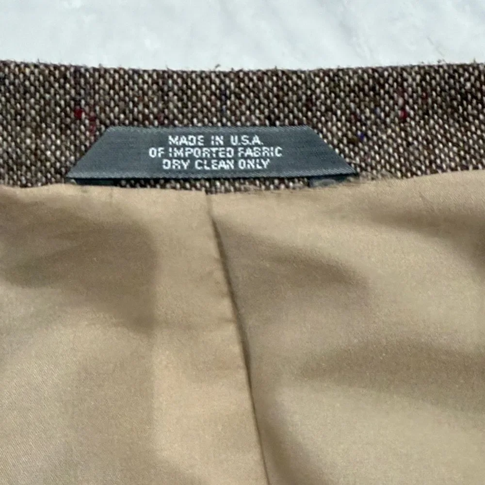 Haggar Vintage Classic Brown Men's Blazer Size Large